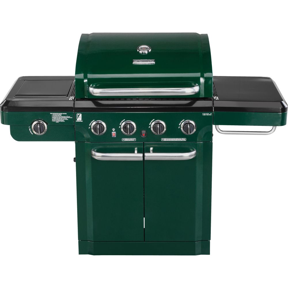 Kenmore 4 Burner Gas Grill with Side Burner - Green