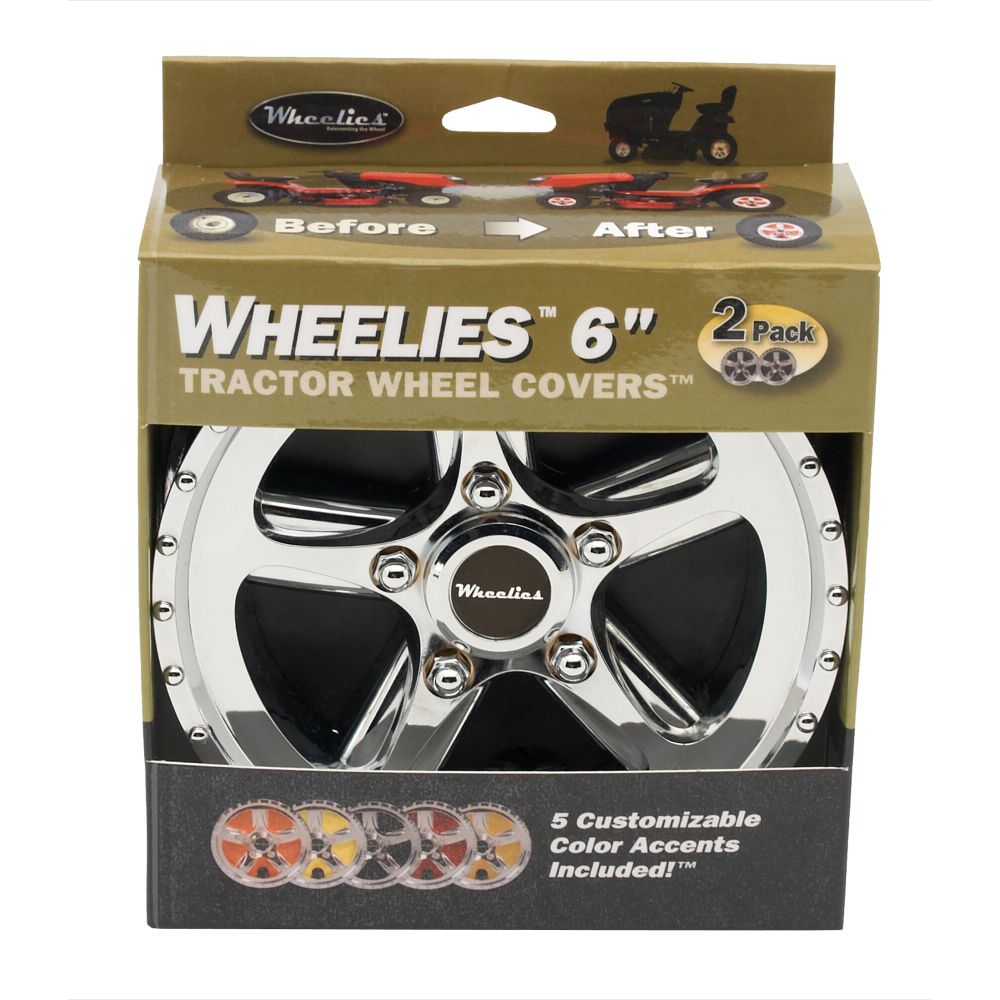 Good Vibrations Wheelies 6" Tractor Wheel Covers - 2 pack at Sears.com
