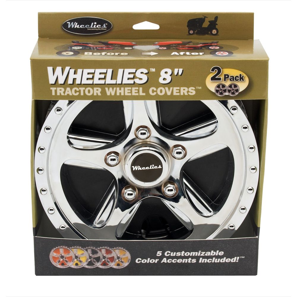 Good Vibrations Wheelies 8" Tractor Wheel Covers - 2 pack at Sears.com