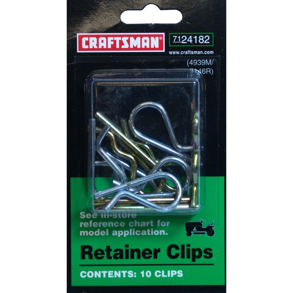 Craftsman Tractor Retainer Clips at Sears.com