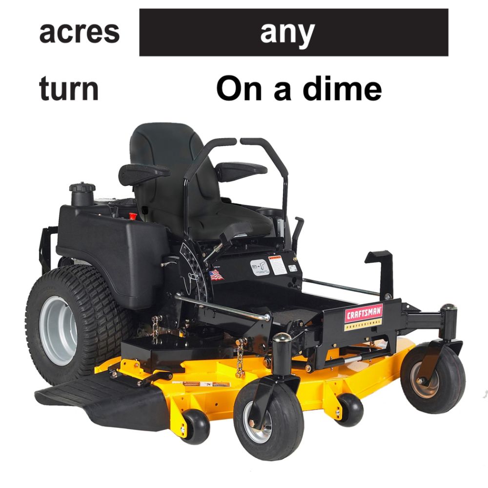 Craftsman Professional 52" Briggs & Stratton 26 hp Gas Powered Zero Turn Riding Lawn Mower