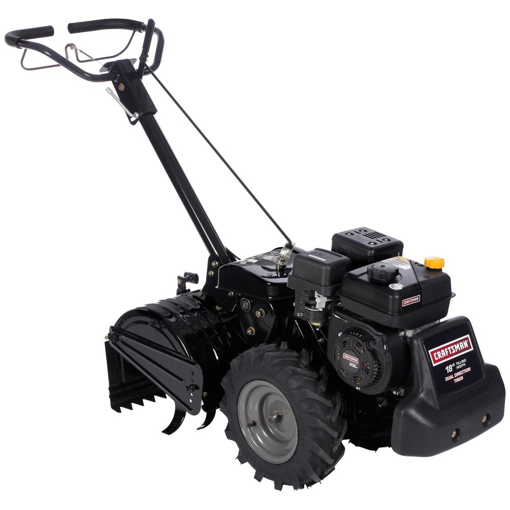 Craftsman 208cc* Dual Rotating Rear Tine Tiller, 49 states only