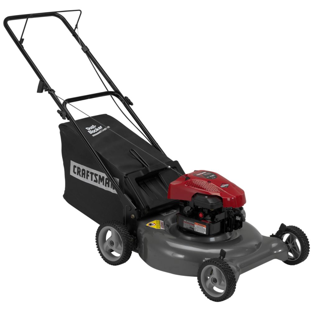 Craftsman 5.5 hp 21" Briggs & Stratton 2-n-1 Deck Rear Bag Push Lawn...