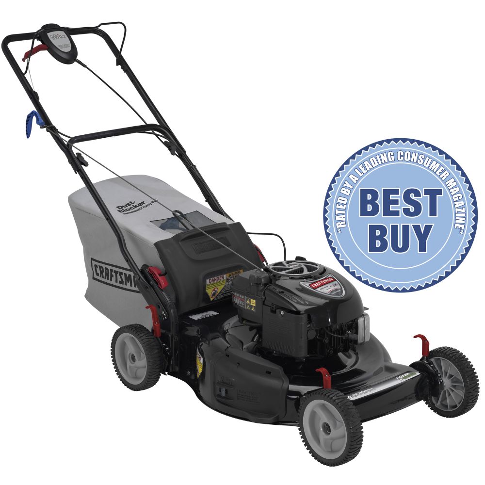 Craftsman Platinum 190cc 22" Briggs & Stratton Rear Bag Rear Propelled Lawn Mower, 49 states only