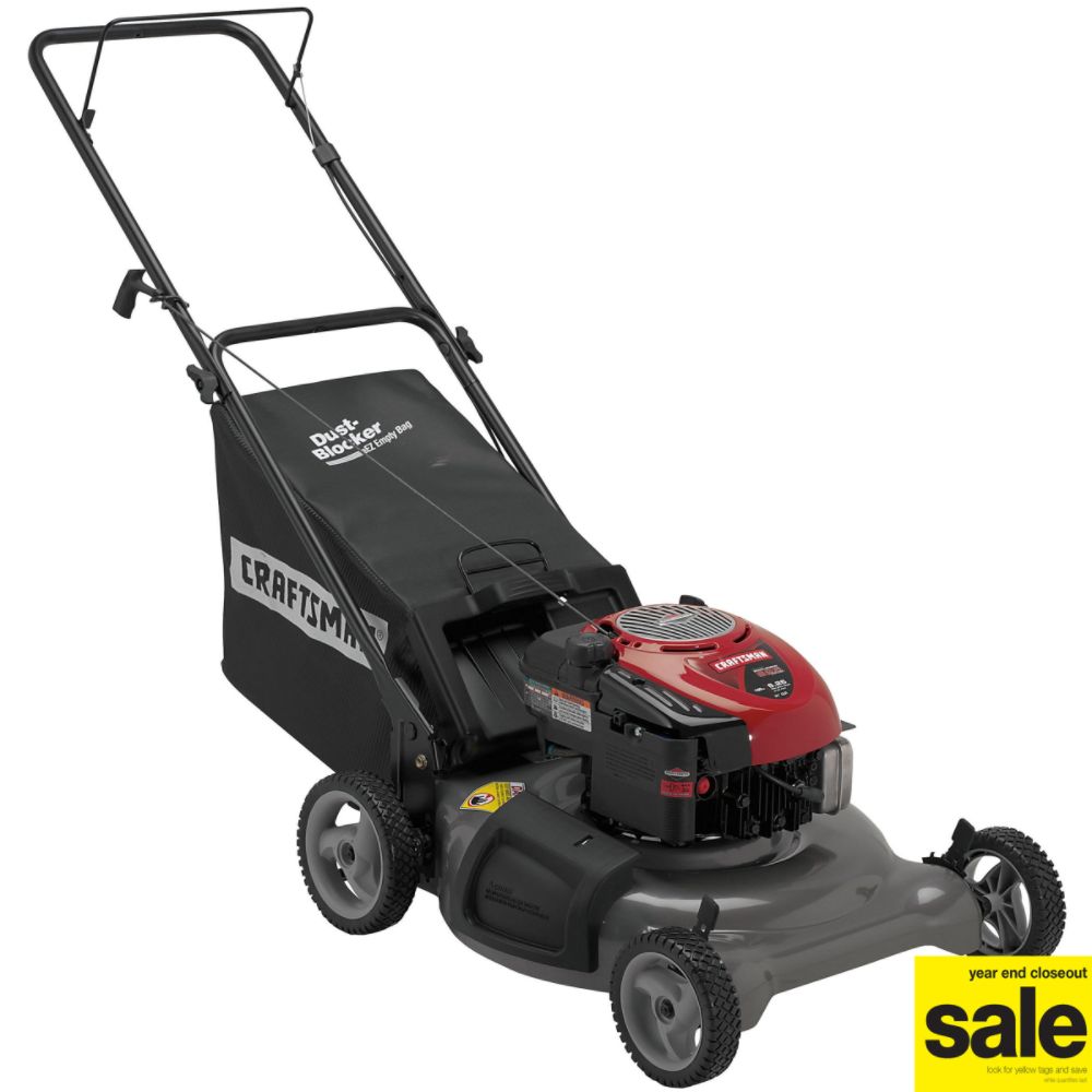 Craftsman 6.25 Torque Rating (190CC) 21 in. Deck 3-n-1 Mulch-Bag-Discharge...