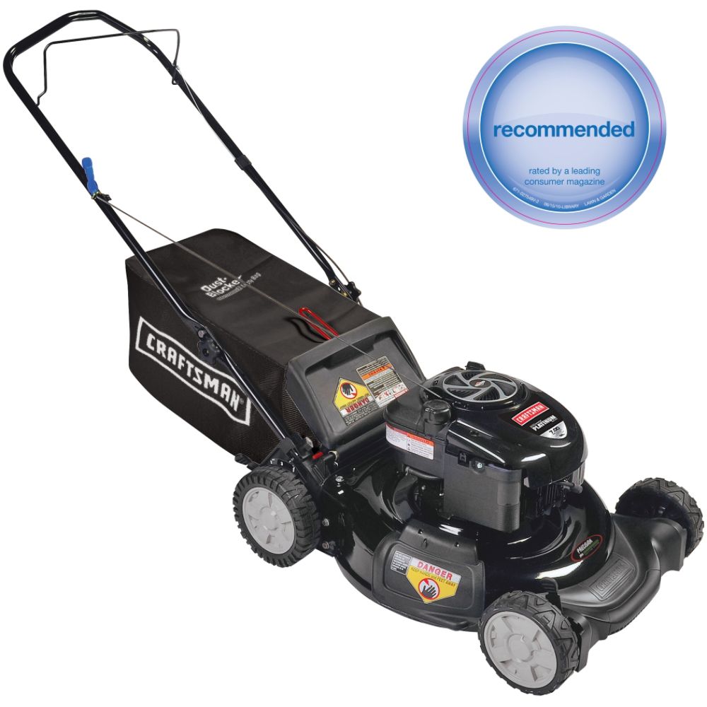 Craftsman 21'' Rear Bag Push Mower w/ Briggs