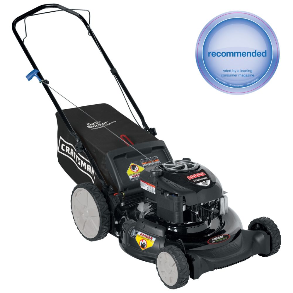 Craftsman 21" 190cc* Rear Bag High Wheel Push Lawn Mower w/ MRS Non CA at Sears.com