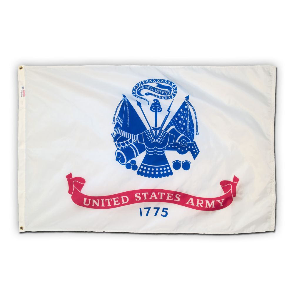 Valley Forge Flag&nbsp; 3x5 Nylon US Army Flag