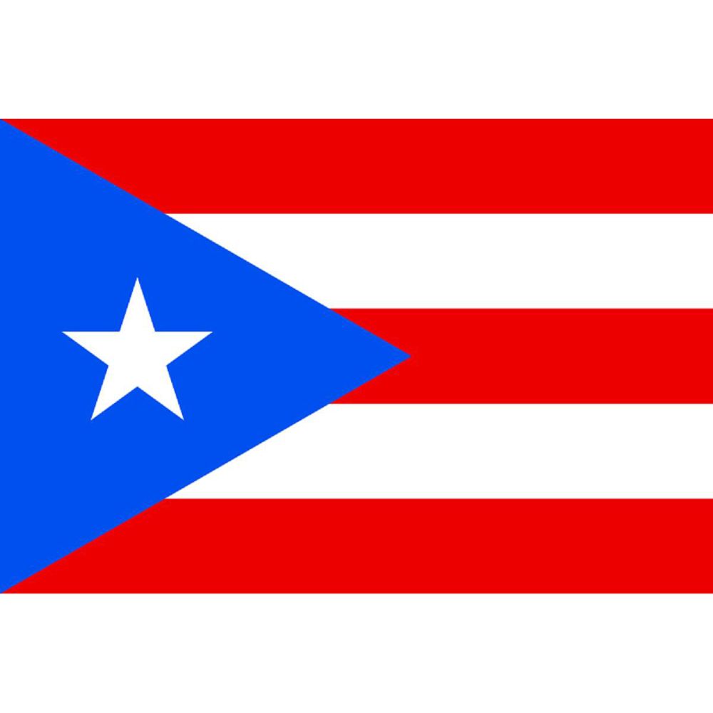 Valley Forge Flag 3x5 Nylon Puerto Rico Flag