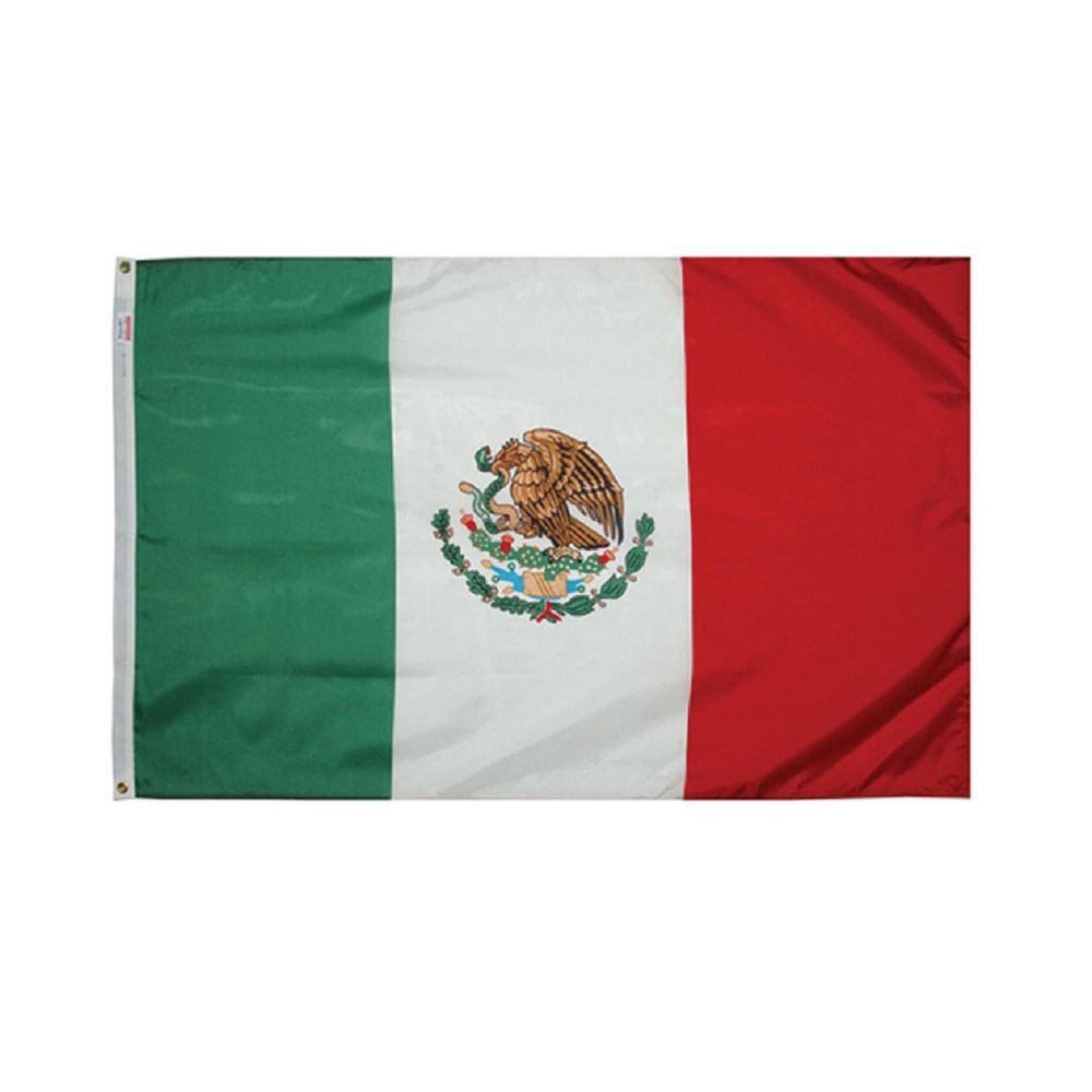 Valley Forge Flag 3x5 Nylon Mexico Flag