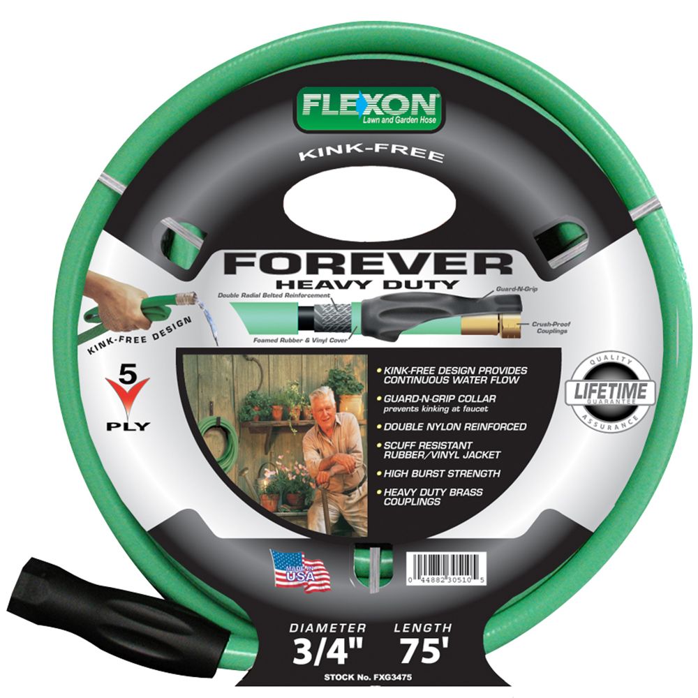Flexon 3/4in x 75in Forever Plus Garden Hose at Kmart.com