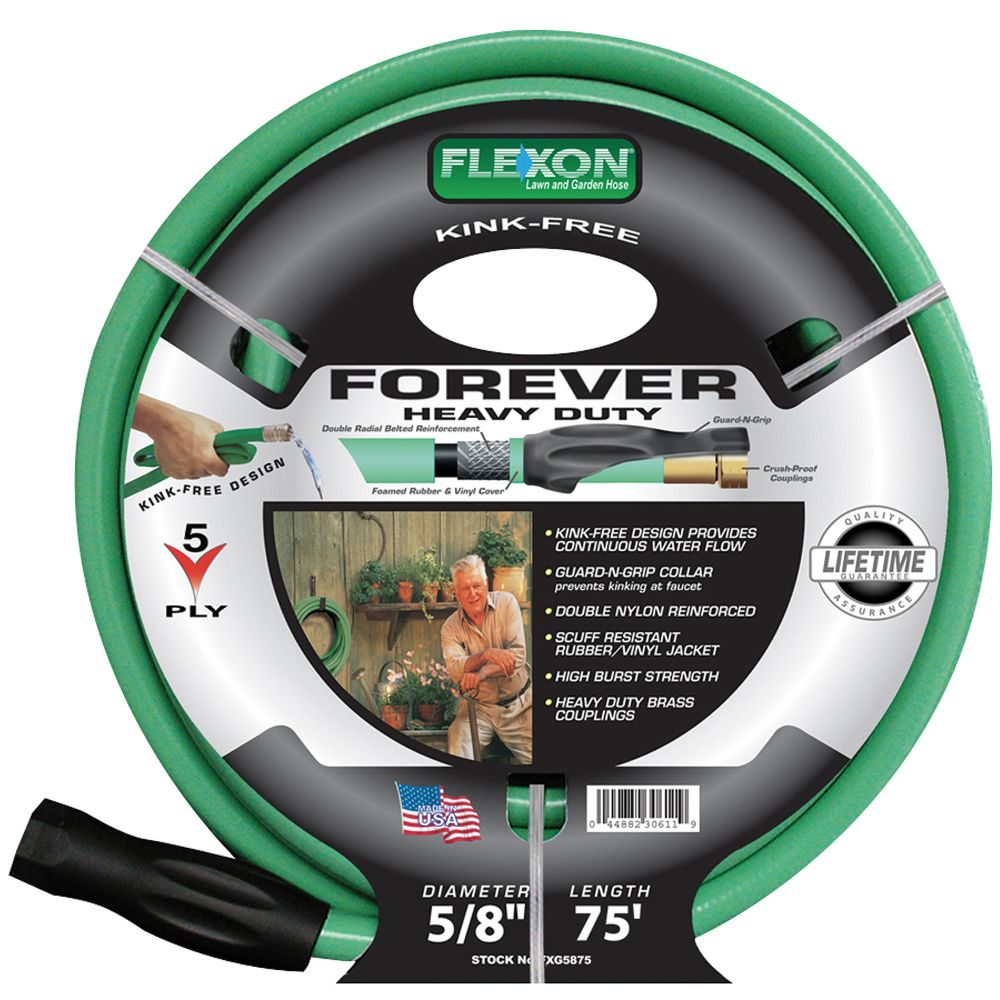 Flexon 5/8in x 75ft Forever Plus Garden Hose