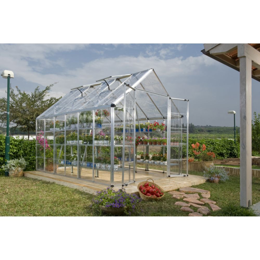 Palram HG8012 Snap & Grow Hobby Greenhouse (8 ft. x 12 ft.) at Kmart.com
