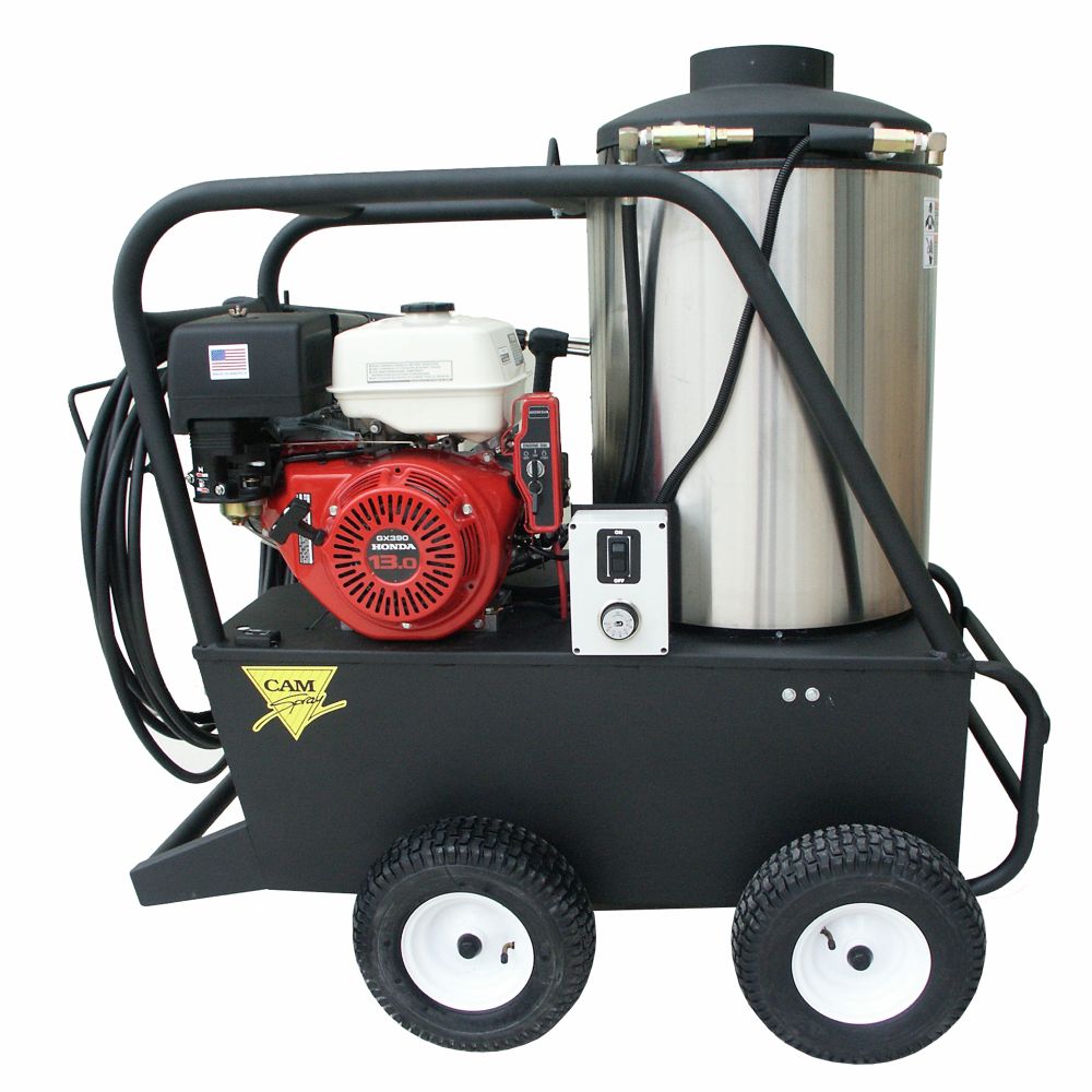 Cam Spray Hot Water Pressure Washer, 3000 psi, 4 gpm, Honda 13 h.p. Gas Engine at Sears.com