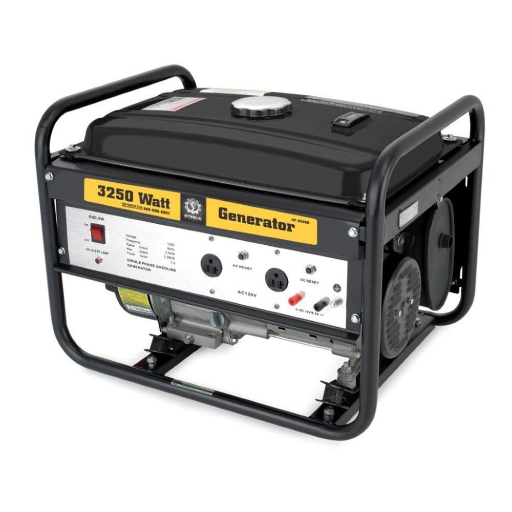 Steele 2800 Watts 3250 Watts Surge  6.5HP Generator - 49 States
