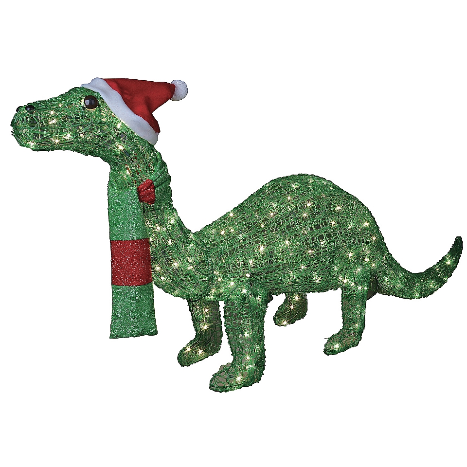60in Crystal Dinosaur Seasonal Christmas Outdoor Decorations