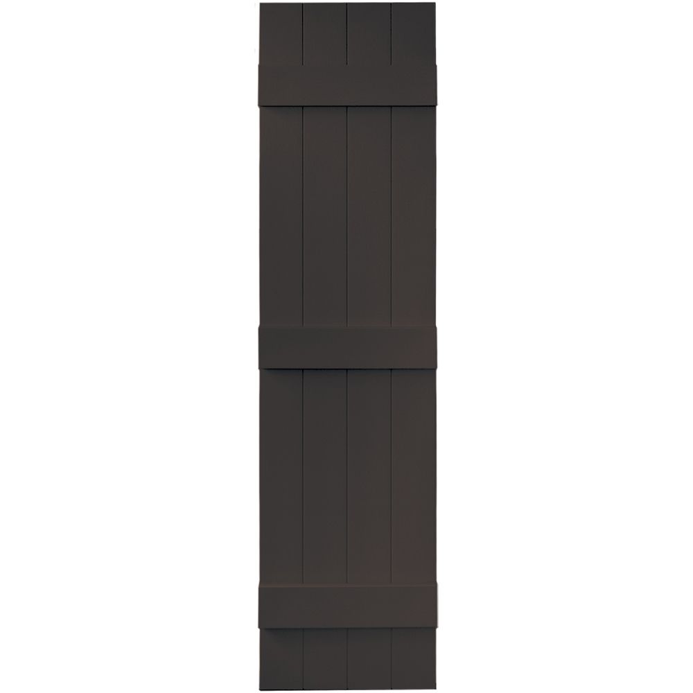 Vantage Building Products Pair of 14" x 59" Four Board Joined Board-N-Batten Shutters at Sears.com