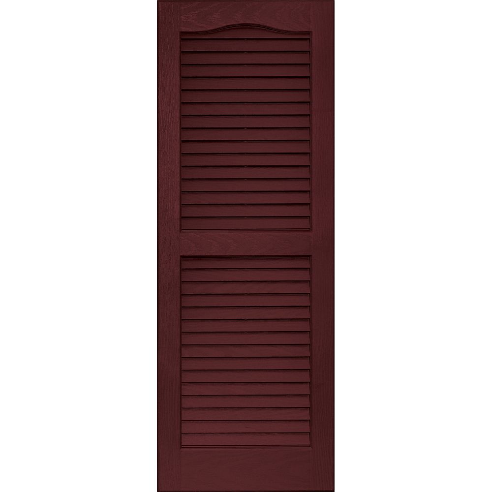 Vantage Building Products Pair of 14" x 39" Louvered Shutters