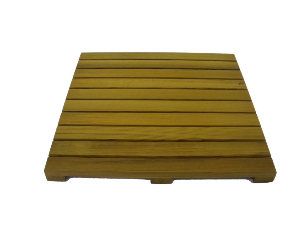 Cedar Delite 18" X 18" Square Western Red Cedar Garden Deck Tile with Exterior Stain at Sears.com