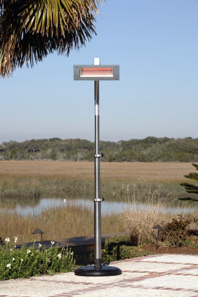 Mojave Sun 1500 Watt Stainless Steel Telescoping Infrared Patio Heater with Ceramic Glass Face at Kmart.com