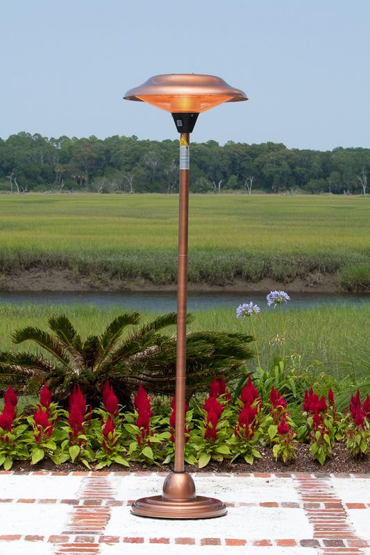 Fire Sense Floor Standing Round Copper Finish Halogen Patio Heater at Kmart.com