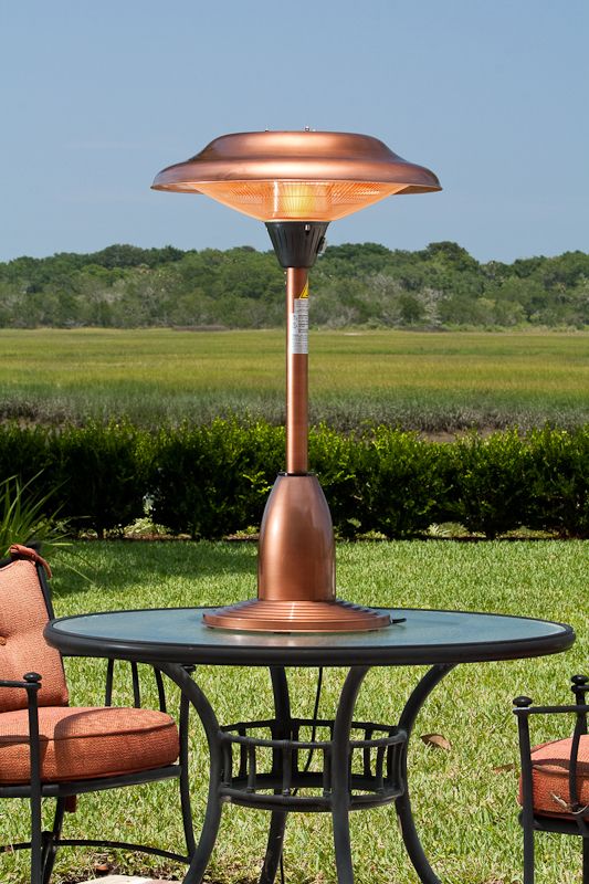 Fire Sense Table Top Round Copper Finish Halogen Patio Heater at Kmart.com