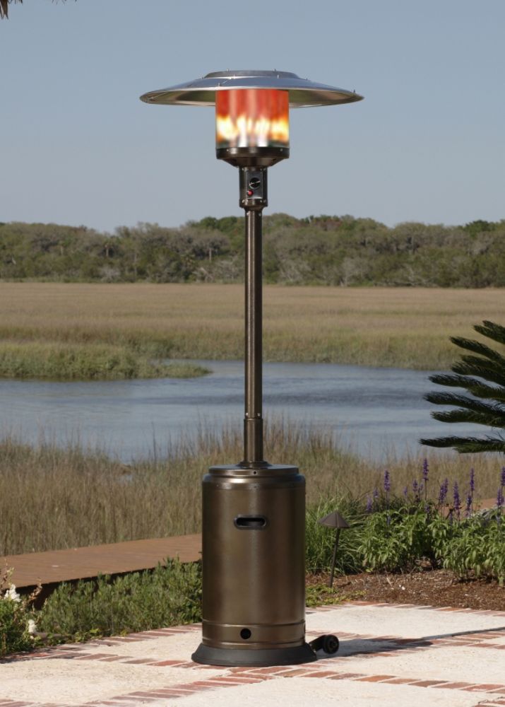 Fire Sense 46,000 BTU Commercial Hammer Tone Bronze Finish Patio Heater at Sears.com