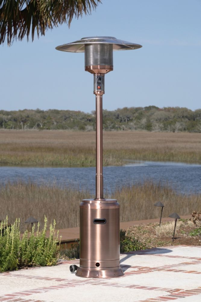 Fire Sense 46,000 BTU Commercial Copper Finish Patio Heater