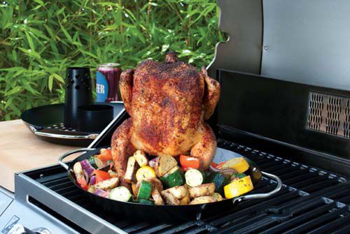 Non-Stick Vertical Poultry Roasting Wok