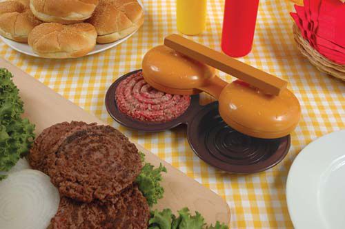 Charcoal Companion Double Plastic Hamburger Press at Sears.com