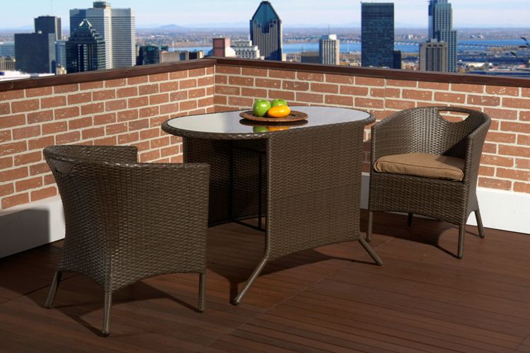 BISTRO PANAMA - 3 pieces bistro set