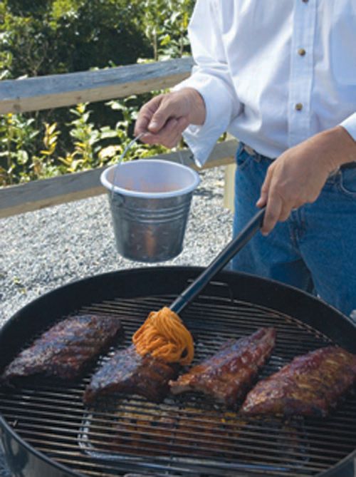 Steven Raichlen Galvanized Sauce Bucket with Plastic Insert and Sauce