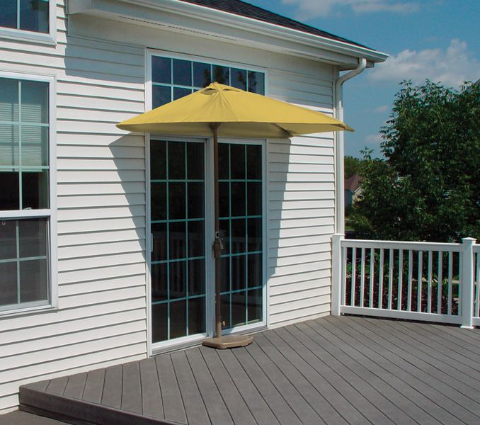 Off-The-Wall Brella ® 7.5 Ft. Half Umbrella Yellow Olefin at Kmart.com