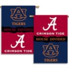 Alabama - Auburn  2-Sided 28" x 40" House Banner - Rivalry House Divided