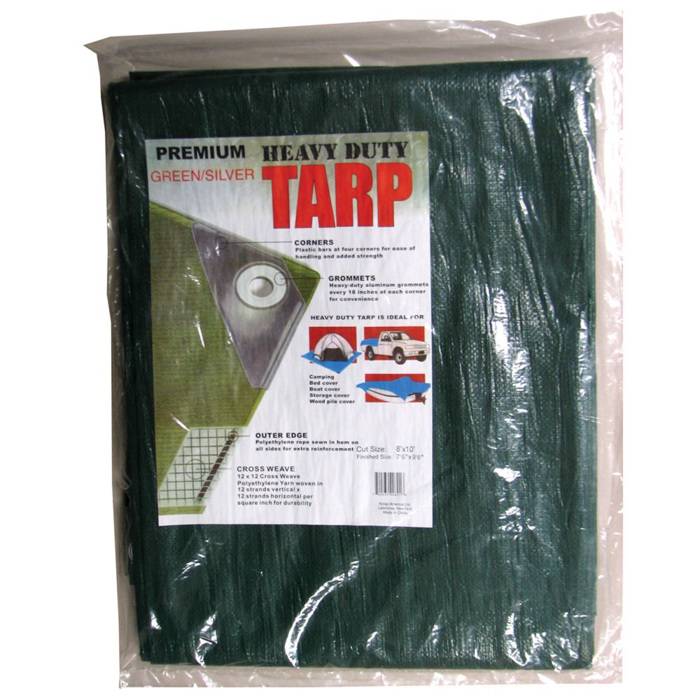 Kotap Heavy Duty Green/Silver Poly Tarp 20ft x 30ft at Sears.com
