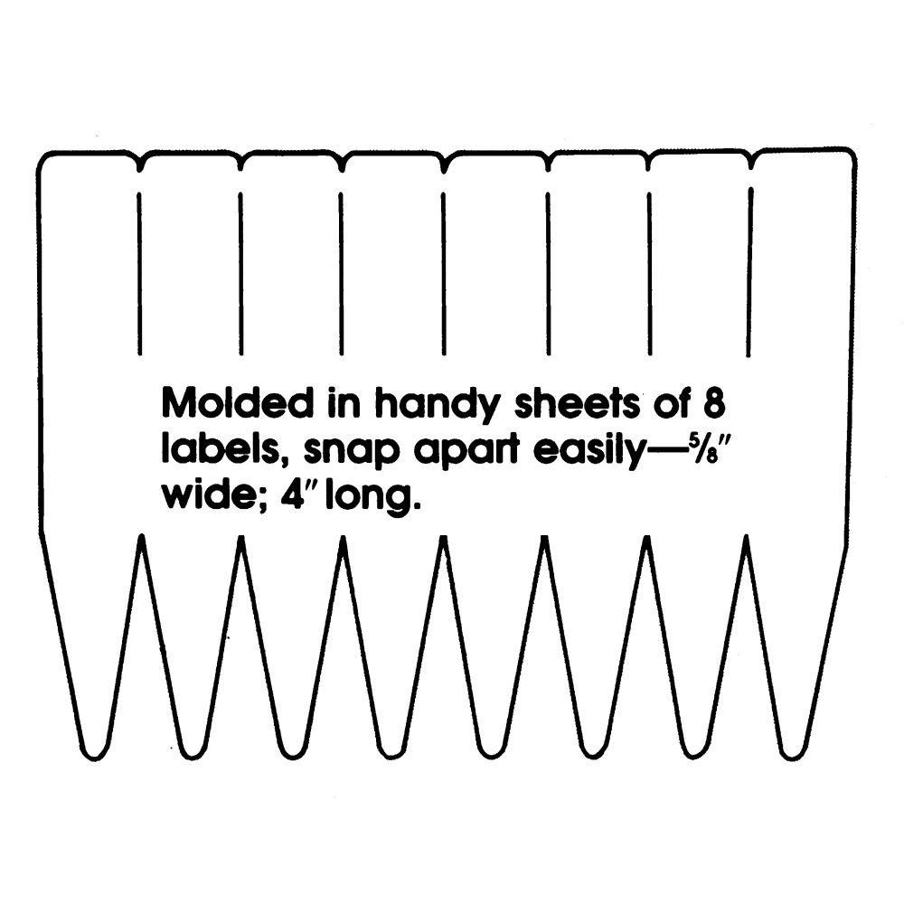 Pylon 4in Plastic Pot Label, 1000/case