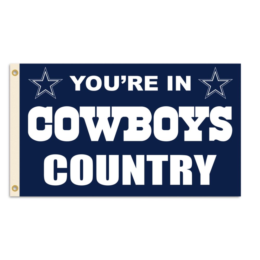 Fremont Die Dallas Cowboys 3' X 5' Flag - In Country