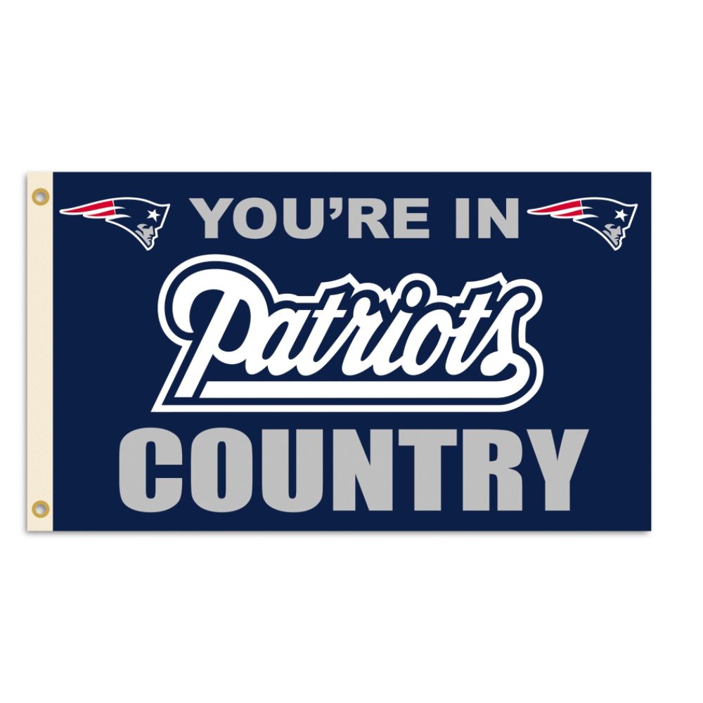 Fremont Die New England Patriots 3' X 5' Flag - In Country