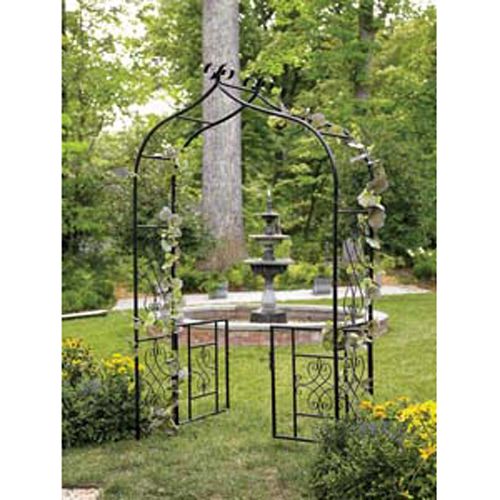 Garden Oasis Metal Arbor With Gate*