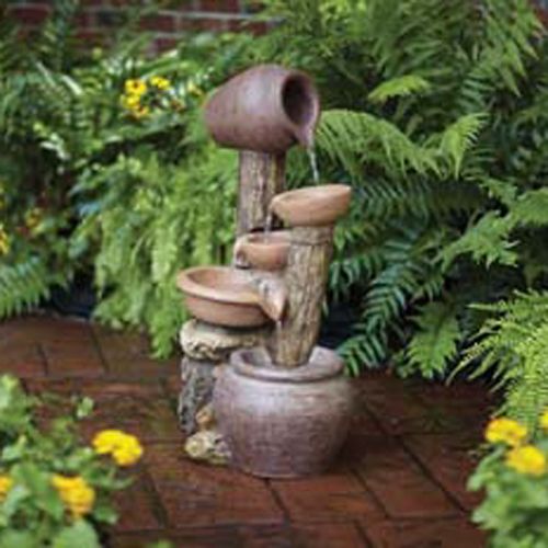 Garden Oasis Cascade Pot Fountain