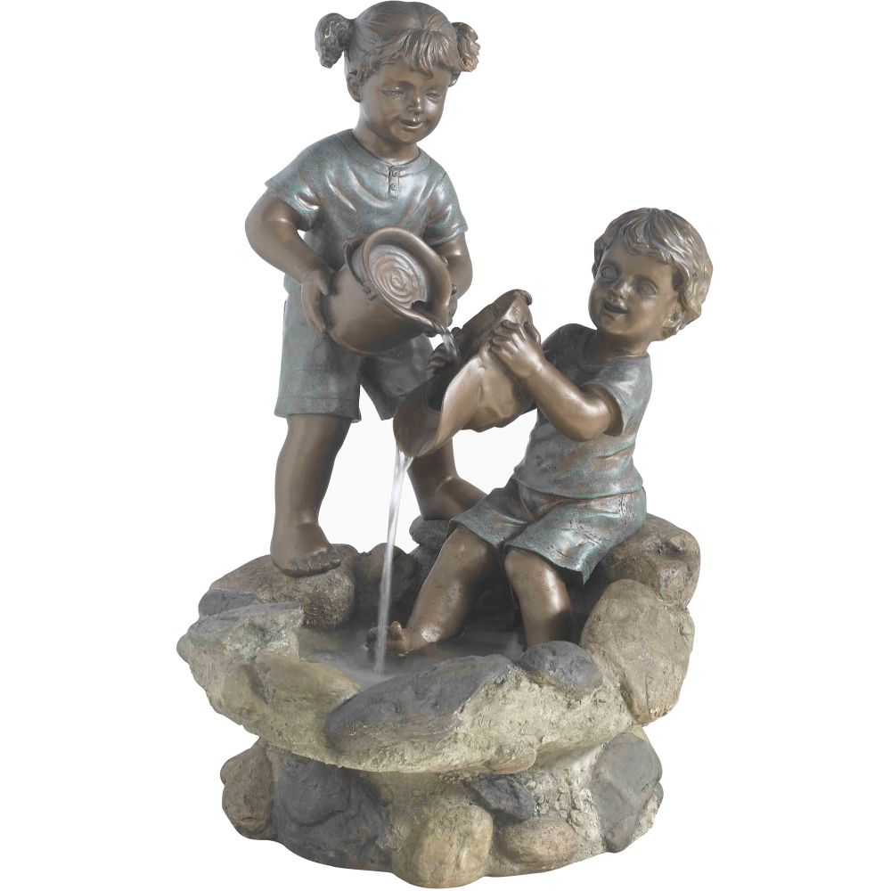 Garden Oasis 2 Kids Fountain - Bronze