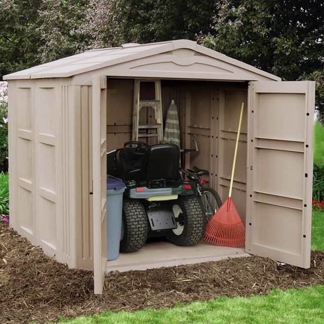 Suncast Storage Building (7 ft. 10-3/4 in. x 7 ft. 9-3/4 in.)