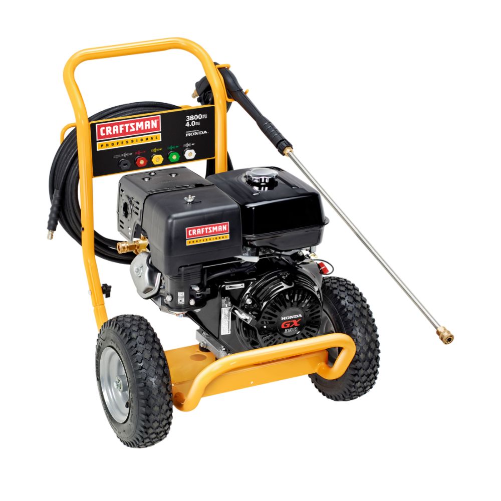 Craftsman Professional 3800 PSI, 4.0 GPM Honda Powered Pressure Washer