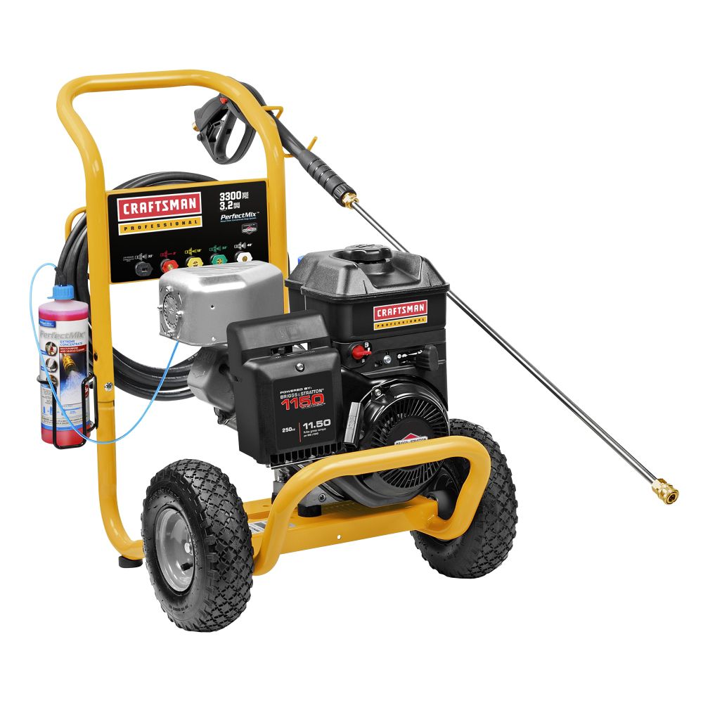 Craftsman Professional 3300 PSI, 3.2 GPM Briggs & Stratton Powered Pressure Washer at Sears.com