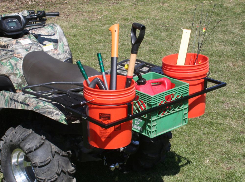 ATV Bucket and Crate Carrier