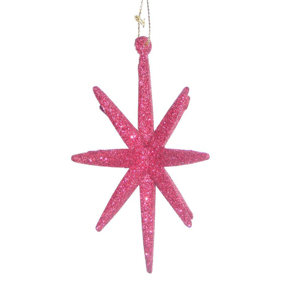 Country Living Vintage Christmas Glitter Starburst - Red at Kmart.com