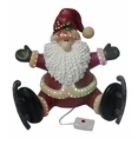 7.5in Fiber Optic Santa