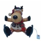 7.5in Fiber Optic Reindeer