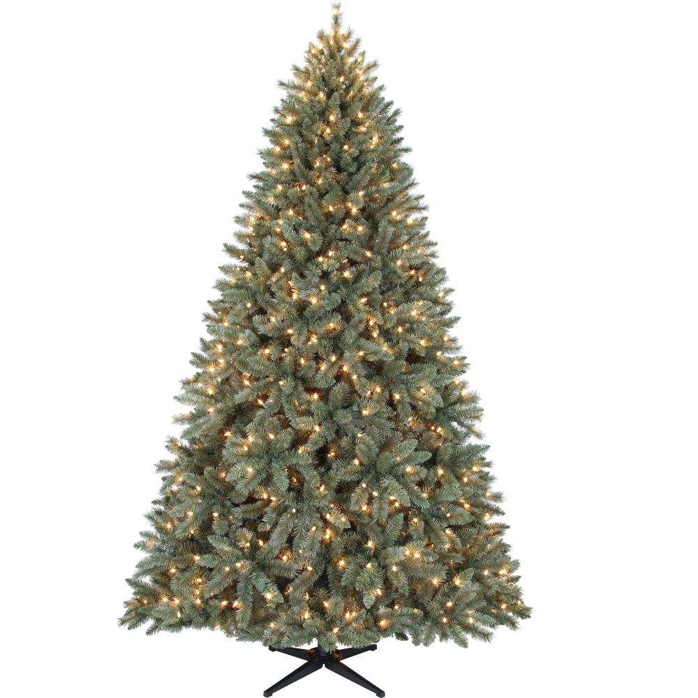 Trim a Home 7.5ft Sephora Blue/Green Slim Christmas Tree With Clear Lights at Kmart.com