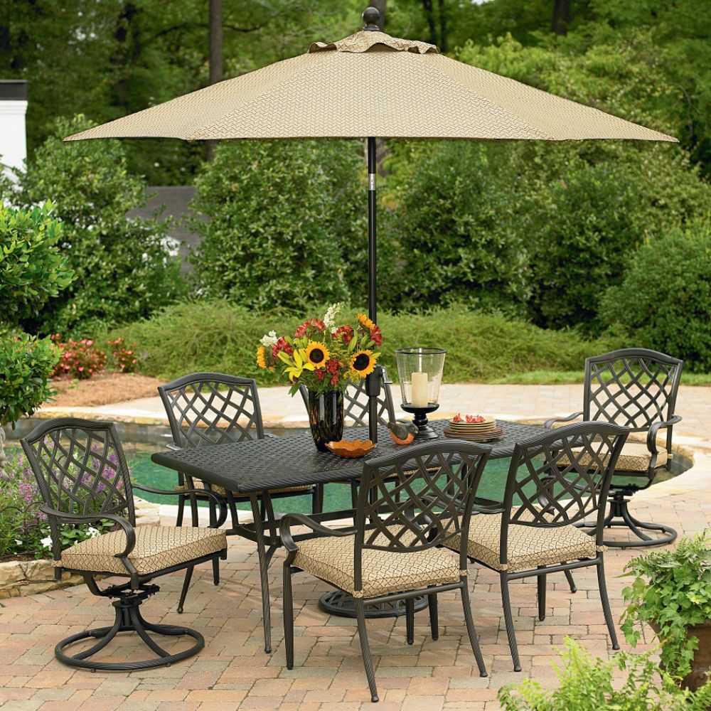 Piece Dining  on Garden Oasis Oxford 7 Piece Dining Set  Reviews   Mysears Community